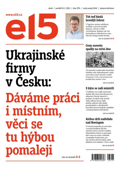 E-magazín E15 - 20.2.2023 - CZECH NEWS CENTER a. s.