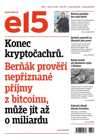 E-magazín E15 - 21.2.2023 - CZECH NEWS CENTER a. s.