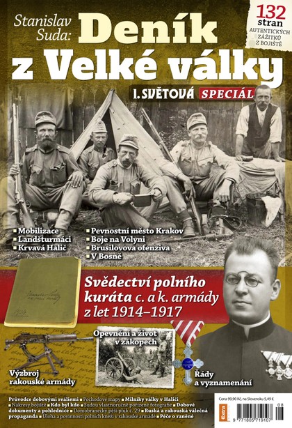 E-magazín I. světová Stanislav Suda: Deník z Velké války - Extra Publishing, s. r. o.