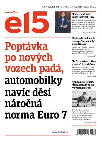 E-magazín E15 - 22.2.2023 - CZECH NEWS CENTER a. s.