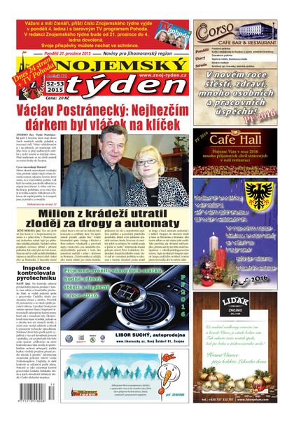 E-magazín Znojemský týden 52/2015 - Znojemský týden