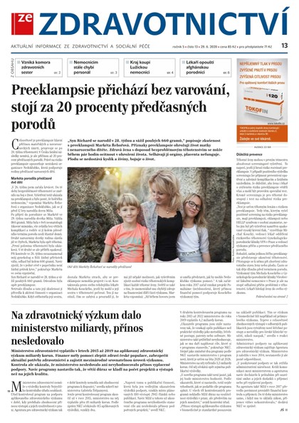 E-magazín Ze Zdravotnictví 13/2020 - A 11 s.r.o.