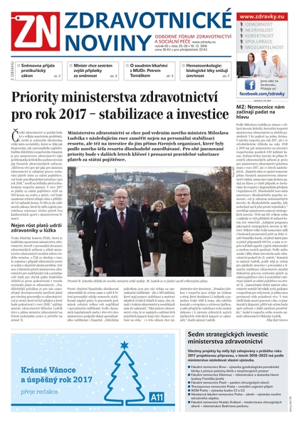 E-magazín Ze Zdravotnictví 25/2016 - A 11 s.r.o.