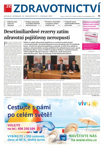 E-magazín Ze Zdravotnictví 15/2019 - A 11 s.r.o.