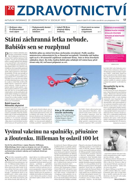 E-magazín Ze Zdravotnictví 17/2019 - A 11 s.r.o.