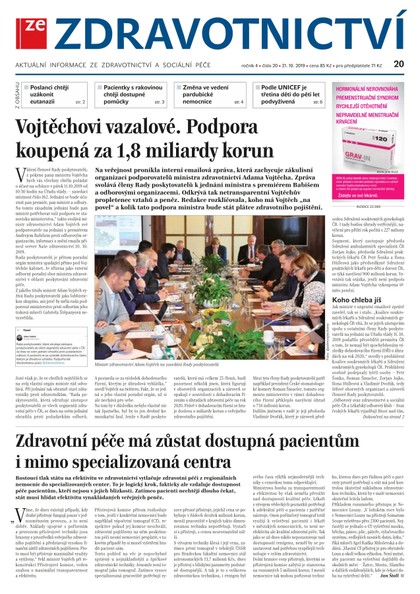 E-magazín Ze Zdravotnictví 20/2019 - A 11 s.r.o.