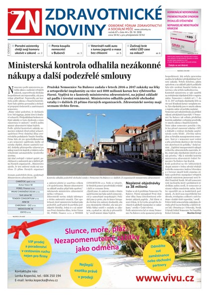 E-magazín Ze Zdravotnictví 44/2018 - A 11 s.r.o.