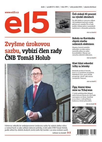 E-magazín E15 - 27.2.2023 - CZECH NEWS CENTER a. s.