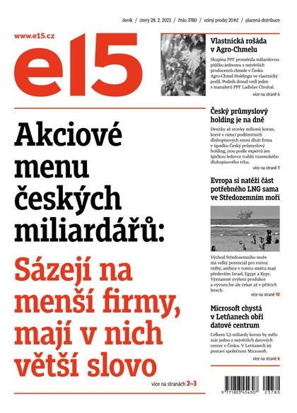 E-magazín E15 - 28.2.2023 - CZECH NEWS CENTER a. s.