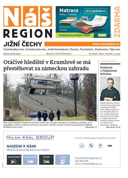 E-magazín Náš Region - Jižní Čechy 9/2023 - A 11 s.r.o.