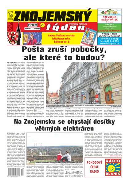 E-magazín Znojemský týden 13/2023 - Znojemský týden