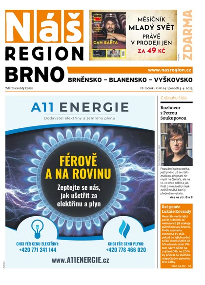 E-magazín Náš Region - Brno 14/2023 - A 11 s.r.o.