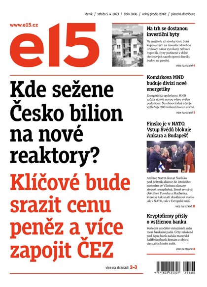 E-magazín E15 - 5.4.2023 - CZECH NEWS CENTER a. s.