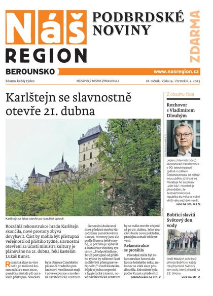 E-magazín Náš Region - Berounsko 14/2023 - A 11 s.r.o.