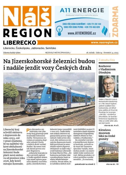 E-magazín Náš Region - Liberecko 14/2023 - A 11 s.r.o.