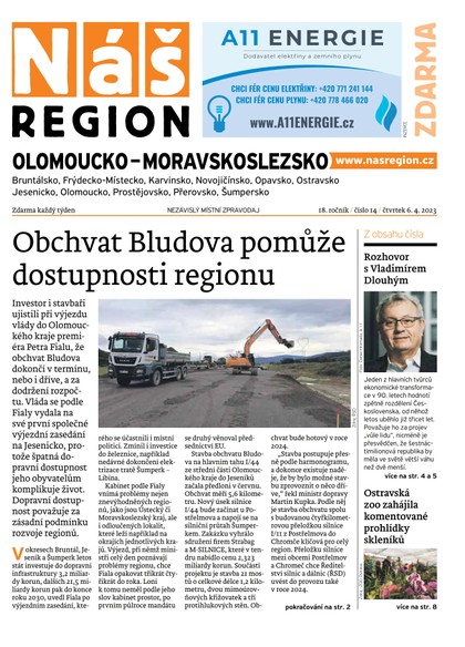 E-magazín Náš Region - Olomoucko/Moravskoslezsko 14/2023 - A 11 s.r.o.