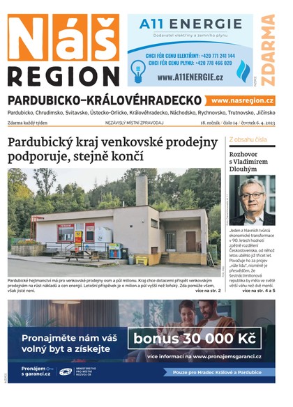 E-magazín Náš Region - Pardubicko/Královéhradecko 14/2023 - A 11 s.r.o.