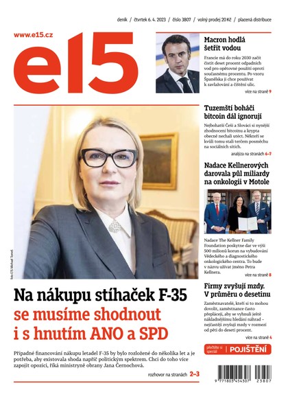 E-magazín E15 - 6.4.2023 - CZECH NEWS CENTER a. s.