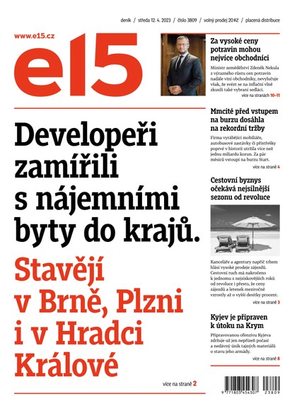 E-magazín E15 - 12.4.2023 - CZECH NEWS CENTER a. s.