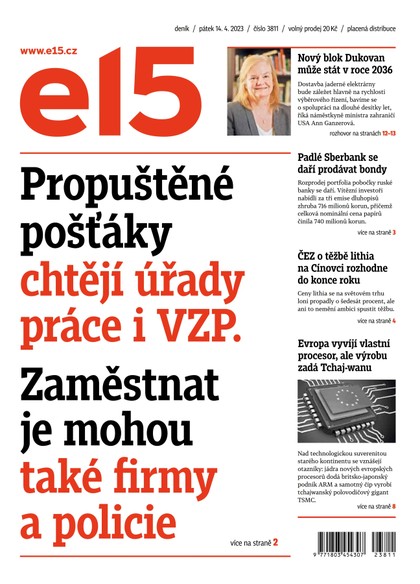 E-magazín E15 - 14.4.2023 - CZECH NEWS CENTER a. s.