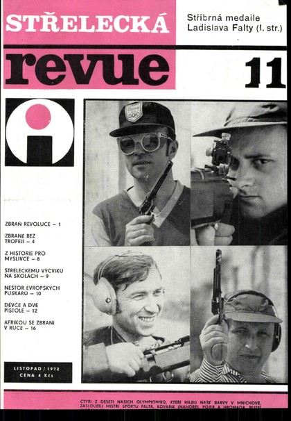 E-magazín Střelecká revue Archiv 11/1972 - Pražská vydavatelská společnost