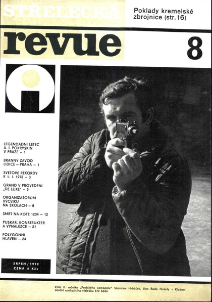 E-magazín Střelecká revue Archiv 8/1972 - Pražská vydavatelská společnost