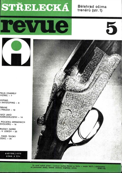 E-magazín Střelecká revue Archiv 5/1972 - Pražská vydavatelská společnost