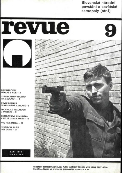 E-magazín Střelecká revue Archiv 9/1972 - Pražská vydavatelská společnost