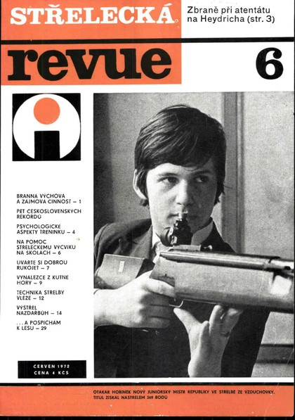 E-magazín Střelecká revue Archiv 6/1972 - Pražská vydavatelská společnost