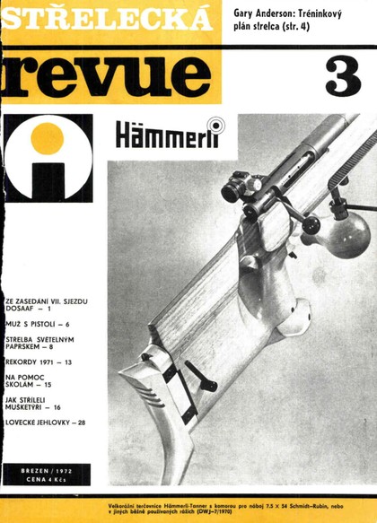 E-magazín Střelecká revue Archiv 3/1972 - Pražská vydavatelská společnost