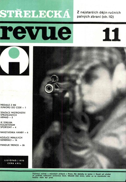 E-magazín Střelecká revue Archiv 11/1970 - Pražská vydavatelská společnost