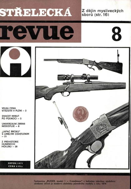 E-magazín Střelecká revue Archiv 8/1971 - Pražská vydavatelská společnost