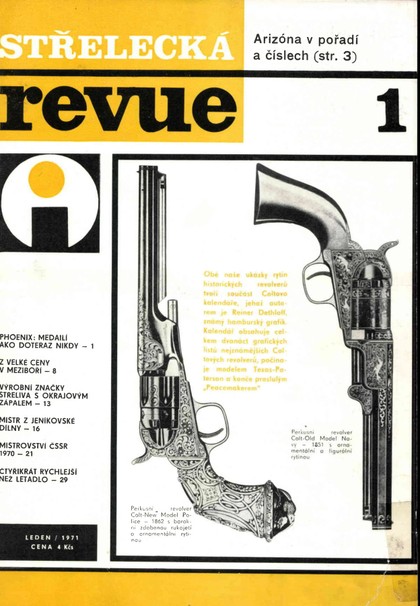 E-magazín Střelecká revue Archiv 1/1971 - Pražská vydavatelská společnost