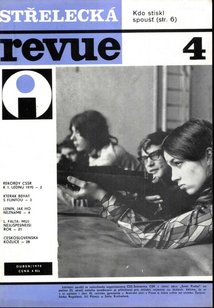 E-magazín Střelecká revue Archiv 4/1970 - Pražská vydavatelská společnost