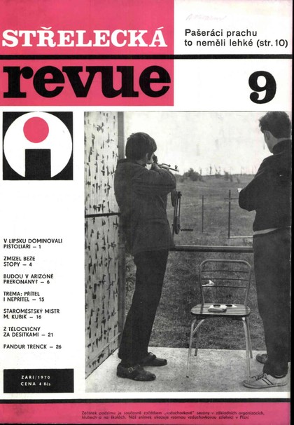 E-magazín Střelecká revue Archiv 9/1970 - Pražská vydavatelská společnost