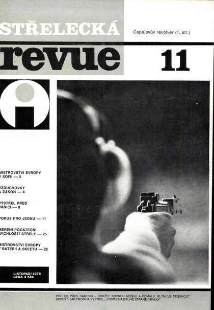 E-magazín Střelecká revue Archiv 11/1975 - Pražská vydavatelská společnost