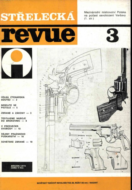 E-magazín Střelecká revue Archiv 3/1975 - Pražská vydavatelská společnost