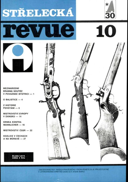 E-magazín Střelecká revue Archiv 10/1974 - Pražská vydavatelská společnost