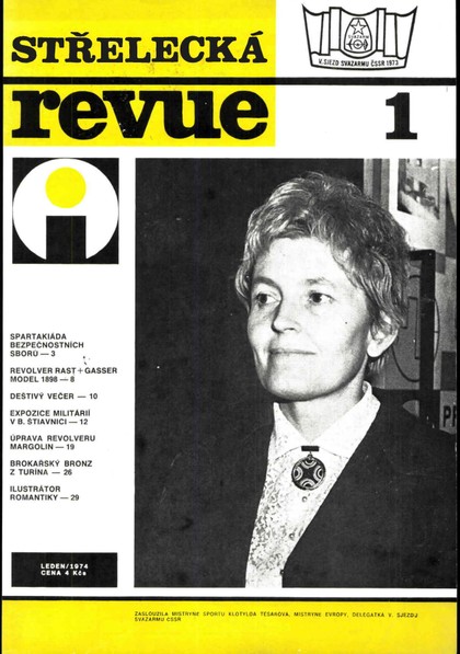 E-magazín Střelecká revue Archiv 1/1974 - Pražská vydavatelská společnost