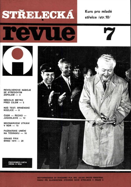 E-magazín Střelecká revue Archiv 7/1974 - Pražská vydavatelská společnost