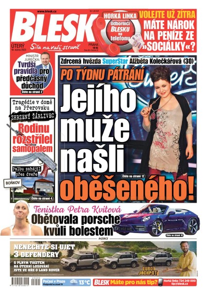 E-magazín Blesk - 18.4.2023 - CZECH NEWS CENTER a. s.