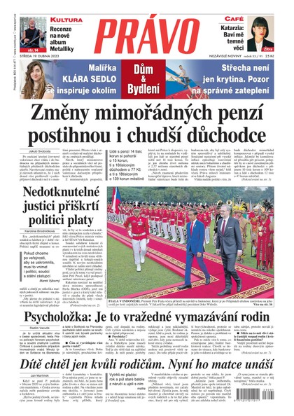 E-magazín Deník Právo - 19.4.2023 - Borgis, a.s.