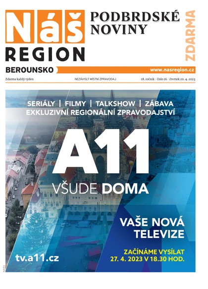 E-magazín Náš Region - Berounsko 16/2023 - A 11 s.r.o.