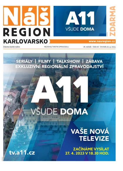 E-magazín Náš Region - Karlovarsko 16/2023 - A 11 s.r.o.