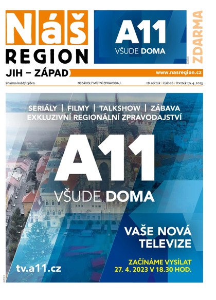 E-magazín Náš Region - Západ 16/2023 - A 11 s.r.o.