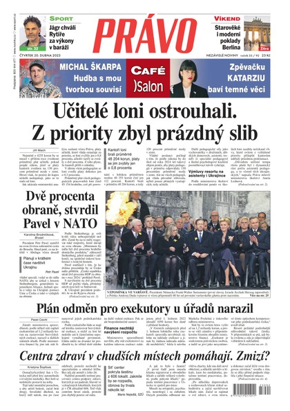 E-magazín Deník Právo - 20.4.2023 - Borgis, a.s.