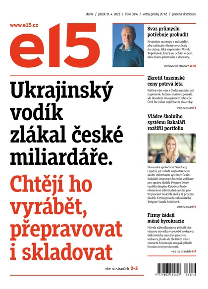 E-magazín E15 - 21.4.2023 - CZECH NEWS CENTER a. s.