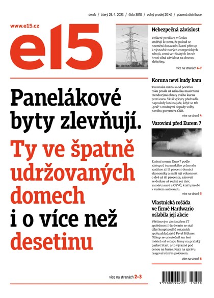 E-magazín E15 - 25.4.2023 - CZECH NEWS CENTER a. s.