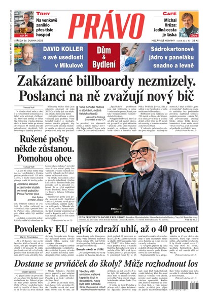 E-magazín Deník Právo - 26.4.2023 - Borgis, a.s.