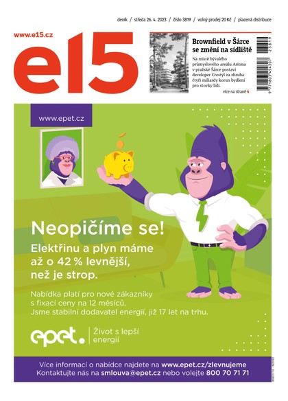 E-magazín E15 - 26.4.2023 - CZECH NEWS CENTER a. s.